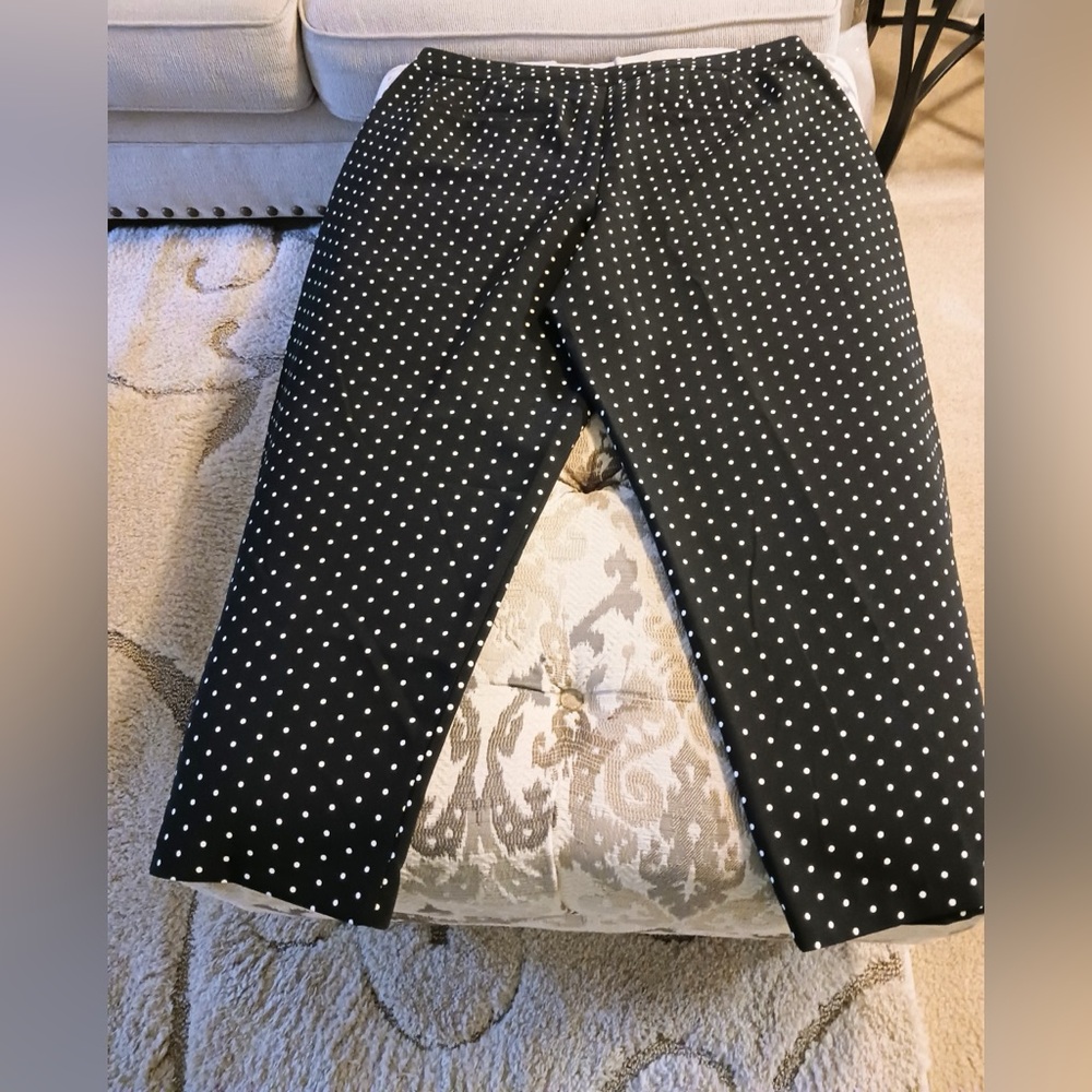 Eloquii Pants & Jumpsuits/Eloquii Women's Wide-leg Polka Dot Trouser - Picture 2 of 5